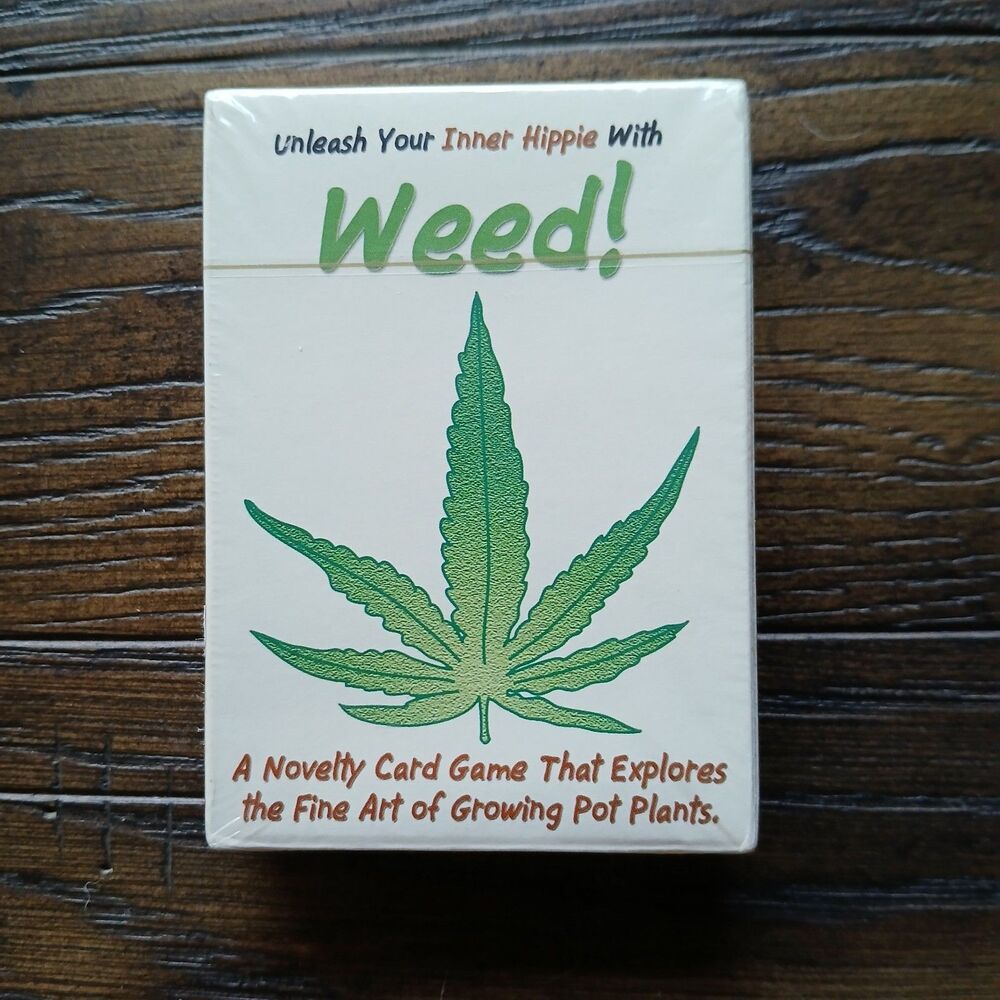 Vintage 2002 Spencer Gifts Weed! Card Game By Kheper Games Adult Novelty New